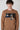 Crewneck Patchwork Sweatshirt with V2 Camel Fabrics