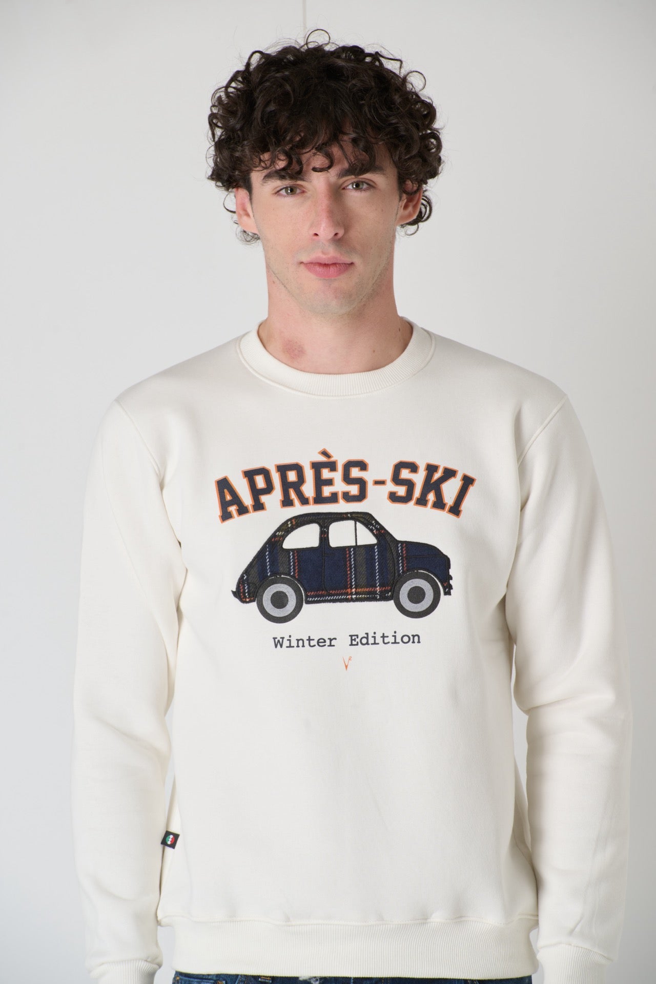 Apres-Ski Crewneck Sweatshirt Cream