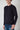 Blue Viscose Crewneck Sweater