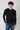 Black Viscose Crewneck Sweater