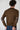 Merino Wool Sweater Rice Stitch Brown with Fabric Patches V2 