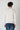 Cream Bicolor Rice Stitch Merino Wool Sweater with Fabric Pocket V2 