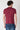 Teddy Embroidered T-Shirt in V2 Bordeaux Fabric