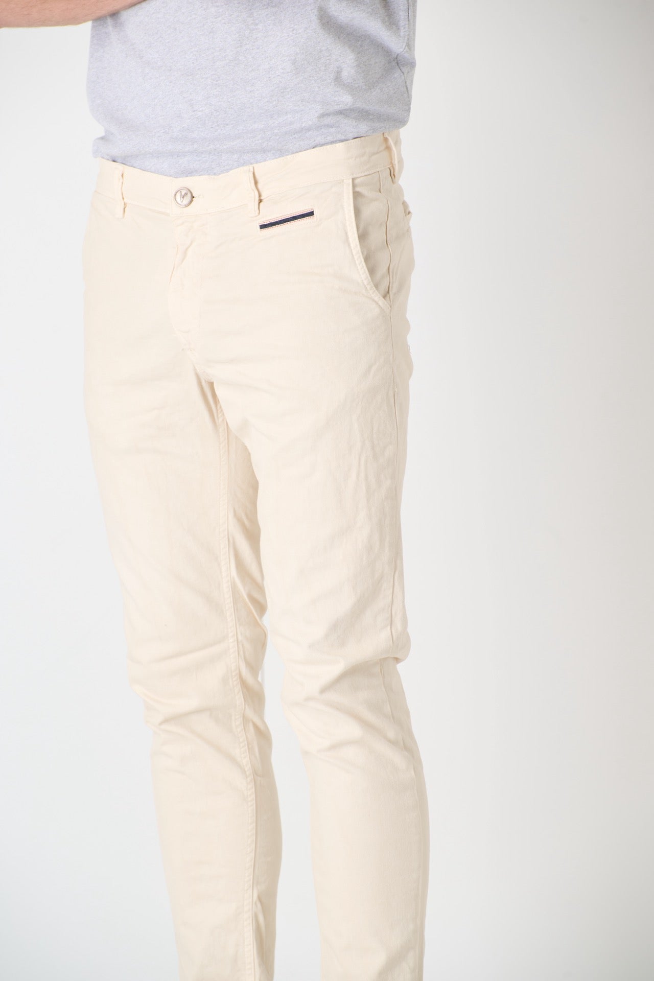 ROME - Cream Cotton Chino