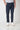 ROME - Navy Blue Cotton Chino with Pence