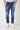 LONDON - Jeans Slim Fit - Blu con tasca in tessuto V2