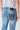 LONDON - Jeans Slim Fit - Azzurro con tasca in tessuto V2