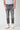 LONDON - Jeans Slim Fit - Grigio Antracite con doppia Patch frontale e tasca in tessuto V2