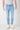 LONDON - Jeans Slim Fit - Azzurro con doppia Patch frontale e tasca in tessuto V2