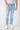 LONDON - Slim Fit Jeans - Light Blue with Double Front Patch and Fabric Pocket V2