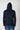 Blue Knitwear Sweatshirt with Fabric-Lined Hood V2