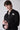 Giacca Monopetto Coreana Nera con pochette in tessuto V2