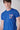 Royal Blue T-Shirt with V2 fabric pocket and paint splatters