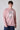 Powder Pink crewneck sweatshirt with California print and V2 fabric insert