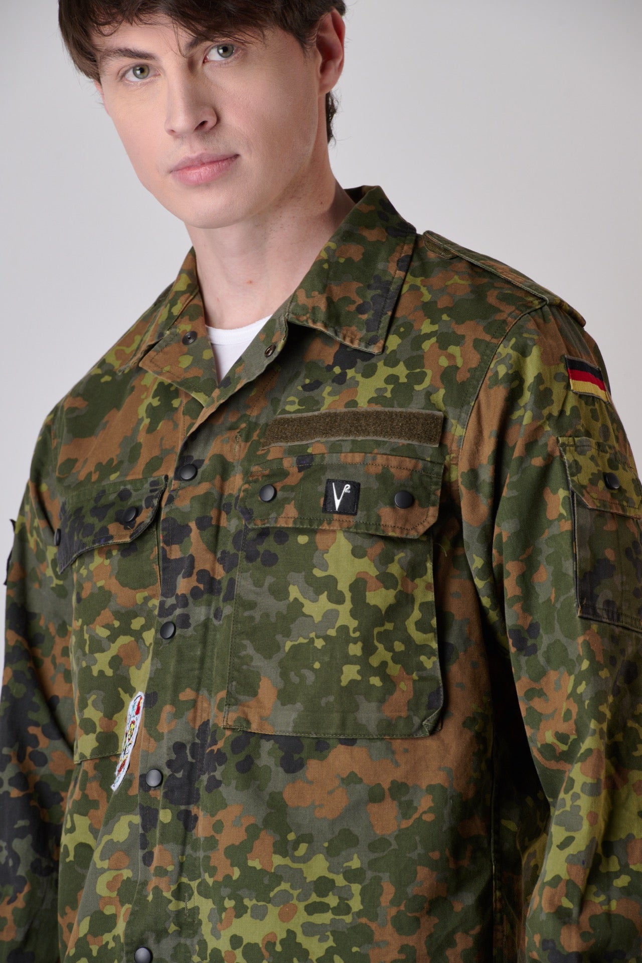 Authentic Vintage German Fuck Wars Military Saharan Jacket