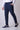 Pantalone Sartoriale in lino Blu con elastico e interni in tessuto V2
