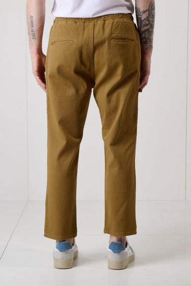 ALICANTE - Pantalone Rocciatore tinto capo Biscotto con elastico e ricami multicolor