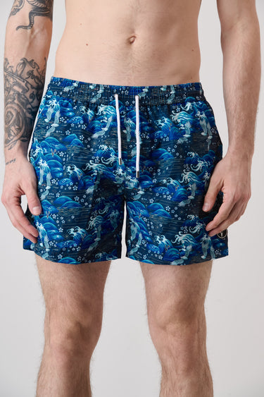 Costume stampa All-Over Japan Waves