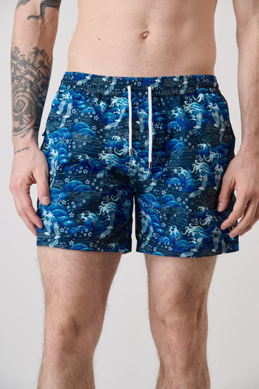 Costume stampa All-Over Japan Waves