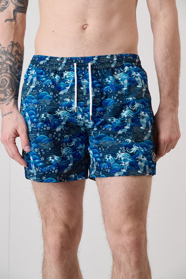 Costume stampa All-Over Japan Waves