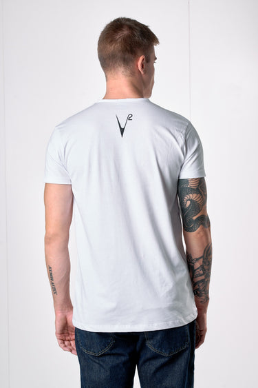 T-Shirt Bianca con Taschino in tessuto V2