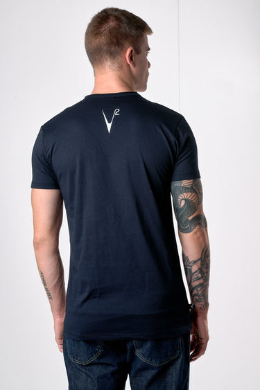 T-Shirt Blu con Taschino in tessuto V2
