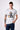 T-Shirt Panna con stampa Bulldog e ricamo in tessuto V2