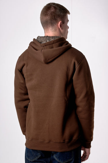 Moorish Hooded Sweatshirt with Rabbit Print and Fabric Embroidery V2