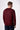 Bordeaux Viscose Crew Neck Sweater