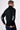 Black Viscose Turtleneck with Fabric Patches V2