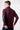 Bordeaux rice stitch merino wool turtleneck with V2 fabric patches