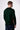 Merino wool sweater with a round neck, two-tone green rice stitch, and a fabric pocket in V2.