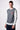 Cream Two-tone Rice Stitch Crew Neck Merino Wool Sweater with V2 Fabric Pocket