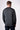 Crewneck sweater in pure extra-fine Merino carded wool, garment dyed Lead