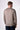 Crewneck sweater in pure extra-fine Merino carded wool, garment dyed Sand
