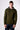 Oslo Military Green Hooded Sweater with V2 Fabric Lining