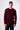 Maglione Girocollo con Strappi Bordeaux