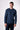 Maglione Girocollo punto riso Jeans con Toppe Patchwork Ricamate con Tessuti V2
