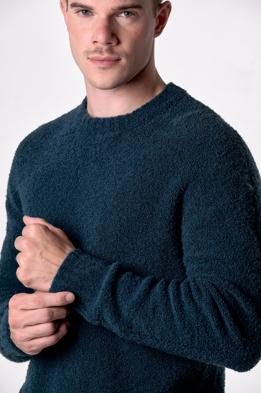 Crewneck sweater in extra-soft Ottanio yarn