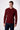 Extra-soft Bordeaux yarn crew neck sweater