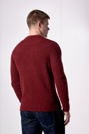 Maglione Girocollo filato Extra-soft Bordeaux
