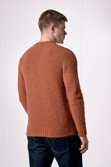 Maglione Girocollo filato Extra-soft Coccio