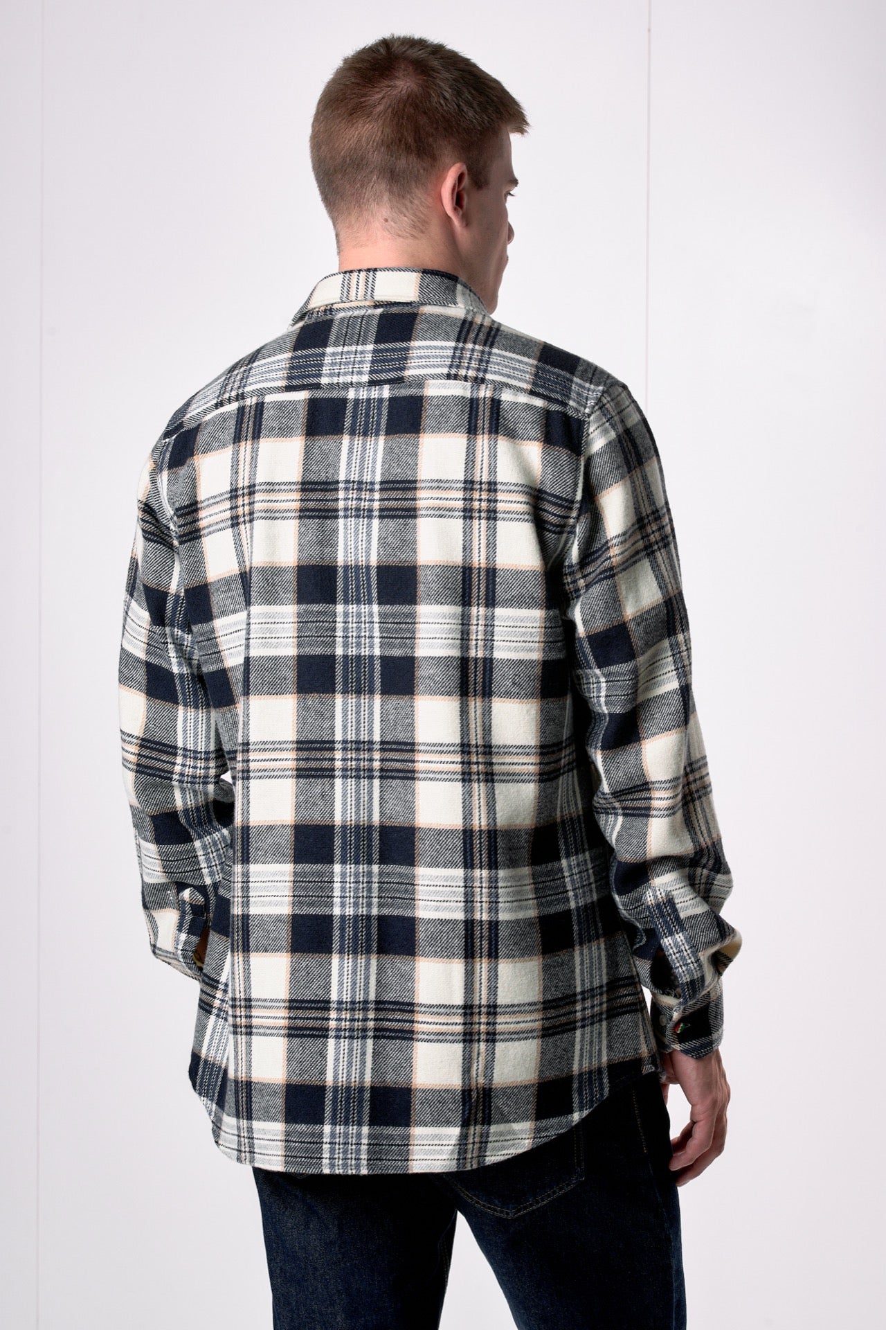 Camicia Scozzese Blu