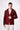 Giacca Monopetto Links Bordeaux con interno collo e pochette in tessuto V2