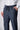 Pantalone Sartoriale Pied de Poule Blu Bordeaux con elastico in vita e interni in tessuto V2
