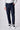 Pantalone Alta Sartoria Slim Gessato Blu con interni in tessuto V2