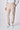 Pantalone Alta Sartoria doppia pence in Velluto Sabbia con interni in tessuto V2