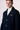 Blue Bonded Boiled Wool Coat with V2 Fabric Pocket Square