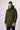 Parka punto riso Verde militare con fodera interna in Tessuto V2