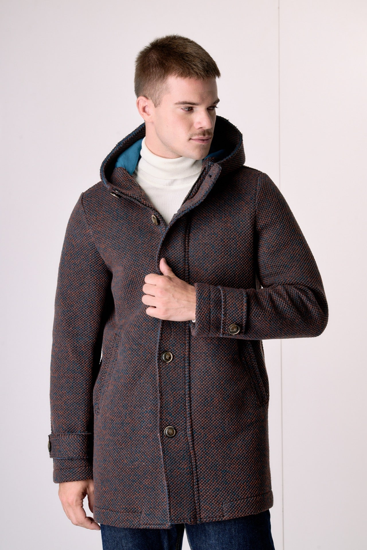 Parka punto riso Multicolor Moro Accoppiato